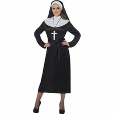 Erwachsene Nonne Kostüm Damen