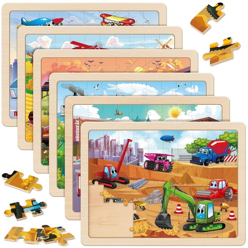 Holzpuzzles fahrzeuge kinder - holzpuzzles,