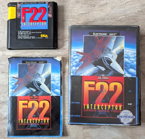 F22 interceptor mega drive - interceptor-,