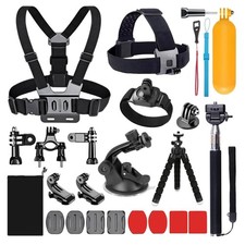 20-in-1 Action Kamera Zubehör Set kompatibel mit GoPro und anderen Kameras