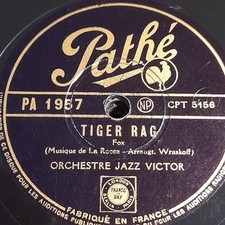 Jazz Victor TIGER RAG / ST. LOUIS BLUES, swing! Kult-Schellack! Grammophon 78rpm