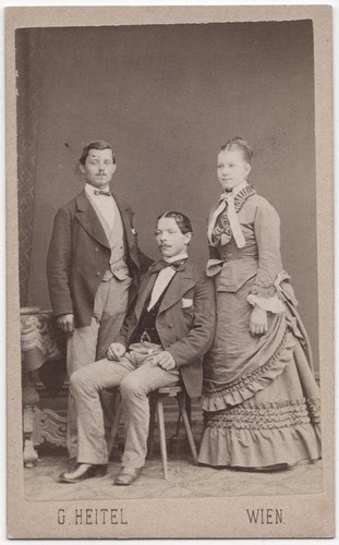 1870er cdv gruppenaufnahme - 1870er,