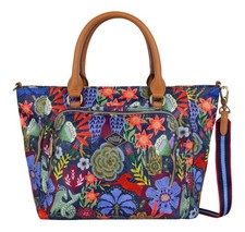 Oilily Holland Handbag Schultertasche Tasche Patriot Blue dunkelblau bunt Neu