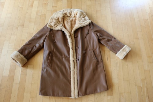 Damen lederjacke lang - damen,