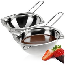 2x Wasserbad-Schmelztopf -