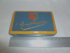  alte Zigarettenschachtel Blech "Ernst August Gold" Constantin Dresden leer