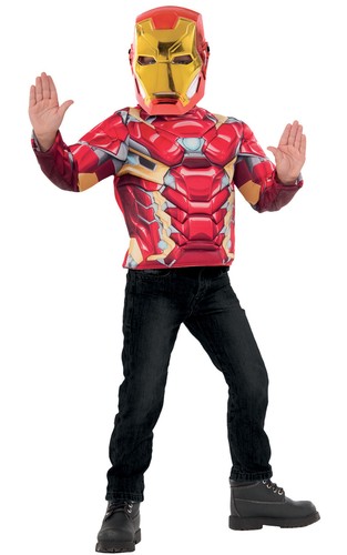 Iron man maske shirt - maske, +