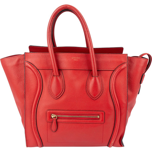 Celine red drummed calfskin - celine,
