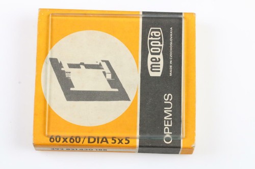 Meopta einlage glas 5x5cm - einlage,