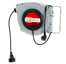 Holzmann automatik Kabelaufroller Elektrokabelaufroller Kabeltrommel 230V EKR10M