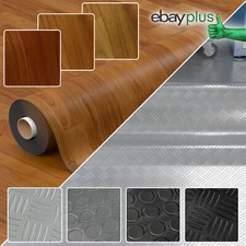 PVC Bodenbelag Meterware Vinyl Auslegware 1mm Noppen Riffelblech Holz Optik ANRO
