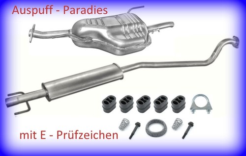 Abgasanlage auspuff für opel - auspuff,