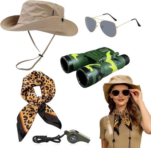 Safari kostüm unisex nylon - unisex,
