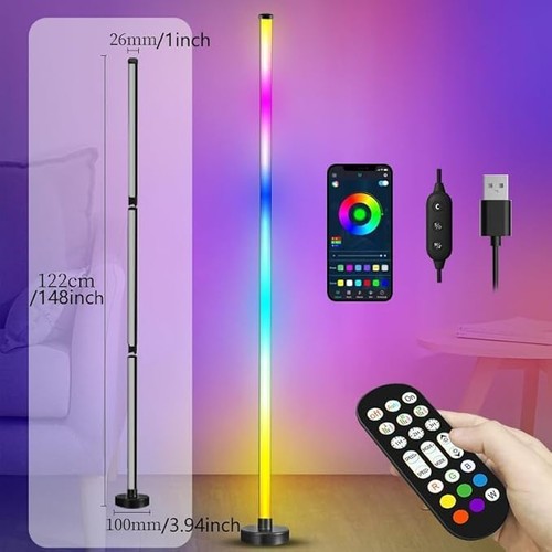 Led stehleuchte bunt - stehleuchte,