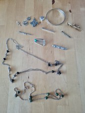 Konvolut Schmuck mit Schatulle Silber 800 835 925 935