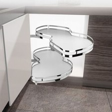 Eckschrank Beschlag Schwenkauszug Schwenkboden Tablar Kücheneckschrank Drehboden