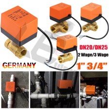 3-Wege 2 Wege Zonenventil Dreiwegeventil Absperr- Umschalt- Kugelventil AC 230V