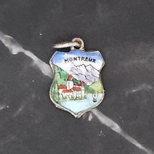 - Montreux - Wappen Bettelarmband  Silber KARO 800