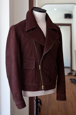 Herren Braun Lederjacke Reines
