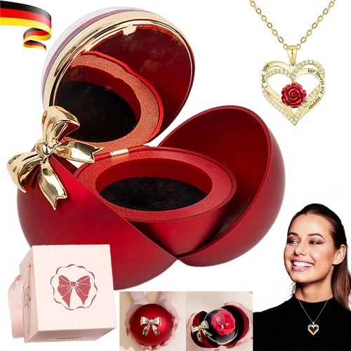 Ewige rose mit halskette - ewige,