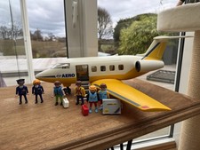 Playmobil Flugzeug, Ferienflieger "Aero Line" 3185 + mehr Figuren