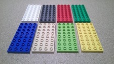 Lego Duplo Bauplatte 4x8 Grundplatte Ritterburg div. Farben zum auswählen