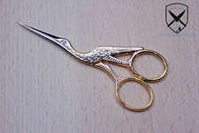 Stickschere Storchenschere 4,5"  vernickelt  Monopol