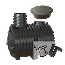 Regenwassertank Zisterne 5000 L Ecoline inkl. Basic Filter +PE-Abdeckung