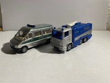 Siku Polizei Set Sprinter alt und MAN Wasserwerfer, gebraucht