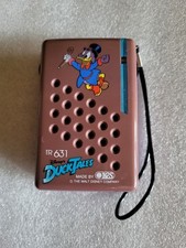VINTAGE  - DUCK TALES TR 631 TRANSISTORRADIO UKW - FM RADIO POCKET RECEIVER 1987
