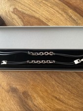 Kette Armband Kautschuk Edelstahl