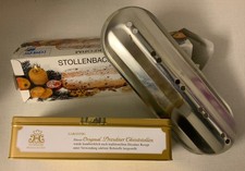 Stollen Bachform Weissblech (Gefu)  mit OVP  - 2 Weihnachts Dosen