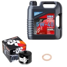 BMW HP4 1000 Competition ABS K10/K42 2014, LIQUI 5W-40 Race 4L, K&N Ölfilter Set