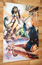 1992 The Dark Queen of Krynn / ASI Computer TBIRD Vintage Amiga Rare Poster