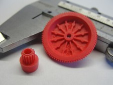 Zahnräder für GRUNDIG CN830 Capstanwelle 3mm GRUNDIG CN 930 CN 900 Satz 2 Stück