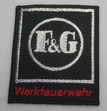 Armabzeichen/ Aufnäher Werkfeuerwehr F&G