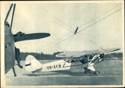 Tcheschisches flugzeug - ak,