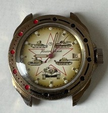 VOSTOK  Panzer Kommandirskie  Marine  Russland Heimat Herren Armbanduhr