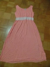 Heine Maxikleid Kleid Sommer Sommerkleid rosa pfirsich lachs Gr. 44 XXL * NEU