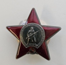 Orden des Roten Sterns, Abzeichen  Sowjetunion, UdssR ,Silber, Original !