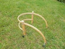 Schlitten Holz Lehne Aufsatz Rückenlehne für Schlitten Kleinkinder