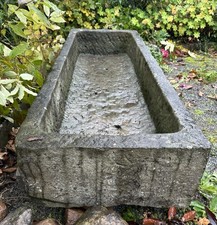 Futtertrog Aus Naturstein Garten Dekoration