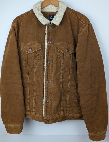 Gap denim cord sherpa jacke - sherpa,