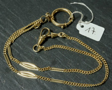 Alte goldene Taschenuhrkette