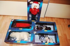 Steiff Yukon Quest Fulda Set mit Musher + Schlitten + Eisbär + 3 Huskies OVP