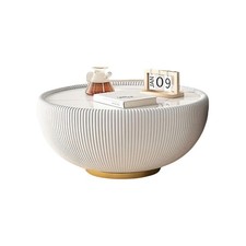 Großer weißer Couchtisch