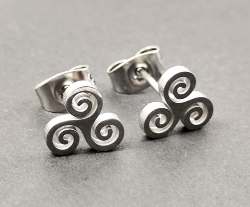 Paar edelstahl ohrstecker - paar,