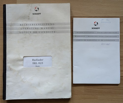 Schaeff radlader skl823 - radlader,