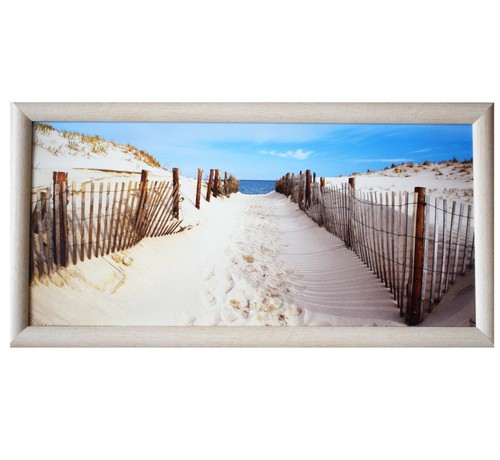Wandbild strand 53x27 - wandbild,