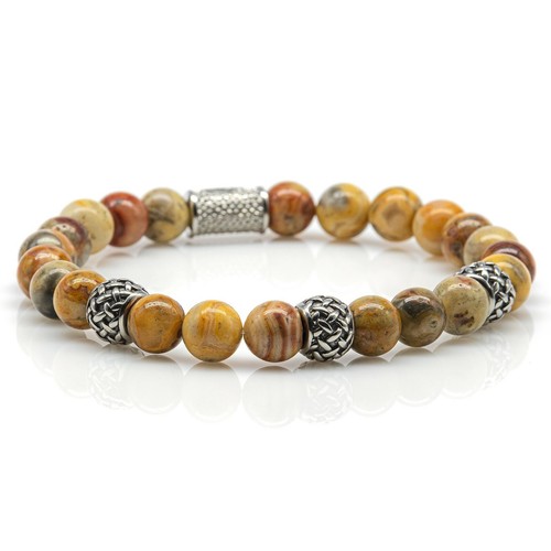 Agate bracelet - , beaded